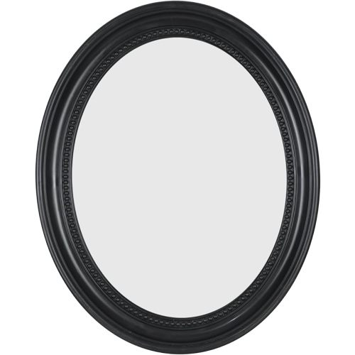 Funerom 20 x 16 inch Black Wall Mirror Oval Bathroom Mirror Bedroom Mirror