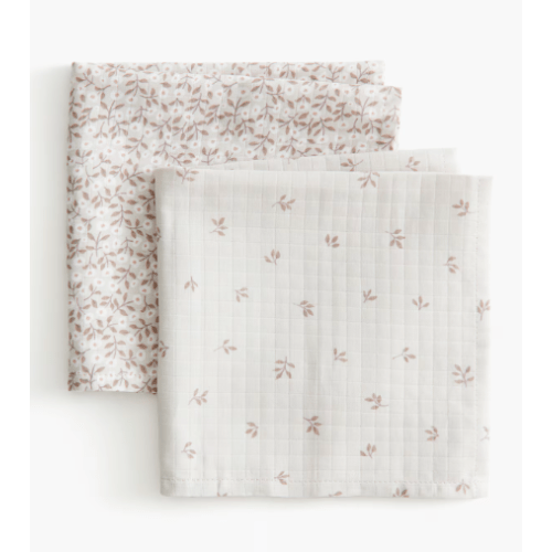 2-Pack Small Muslin Cloths