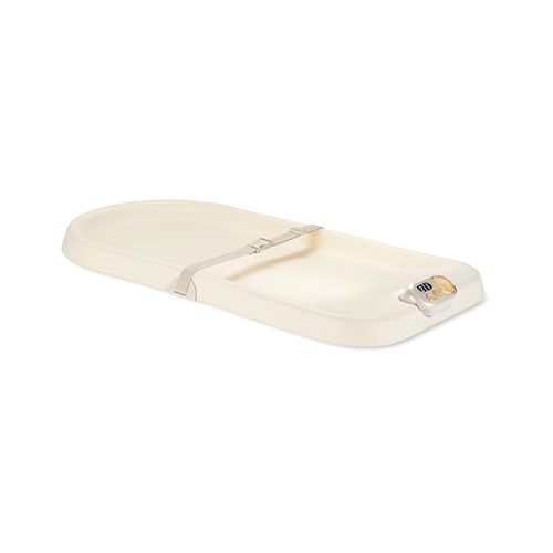 Skip Hop Baby Changing Pad Nursery Style Light-Up & Diaper Change Tracker Wipeable and Contoured with Cushioned Foam Fits Standard Changing Tables Oat