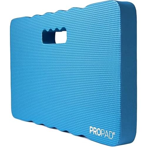 Thick Kneeling Pad, Garden Kneeler for Gardening, Bath Kneeler for Baby Bath, Kneeling Mat for Exercise & Yoga, Knee Pad for Work, Floor Foam Pad, Extra Large (XL) 18 x 11 x 1.5 Inches, Blue