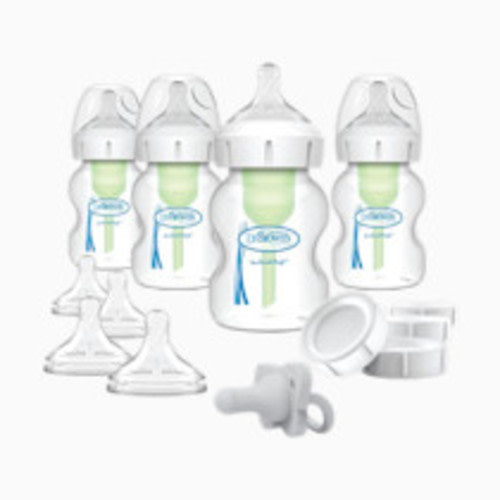 Dr. Brown's Options+ Wide-Neck Breast to Bottle Slow Flow Set - Clear/White