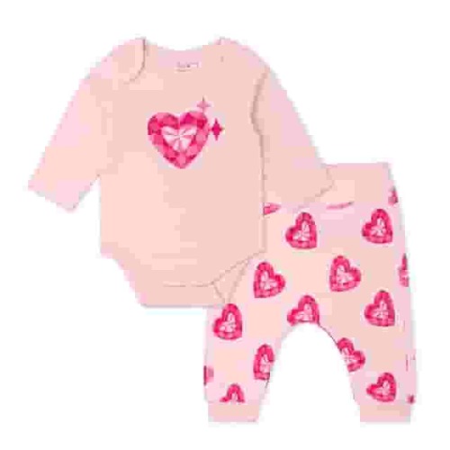 Paris Hilton x Monica + Andy Organic Cotton First Moves Set, Sizes Newborn- 24 Months