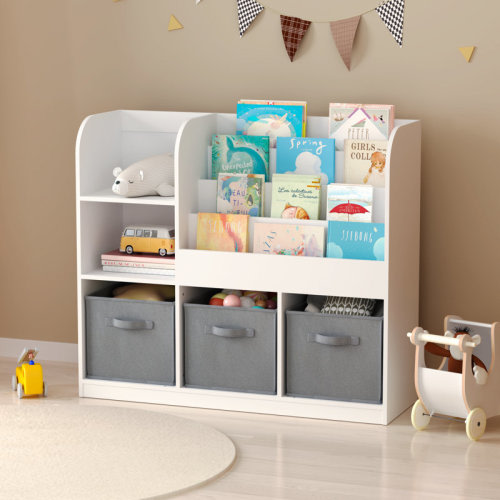 Isabelle & Max™ Ailbhe Storage Bookcase & Reviews | Wayfair