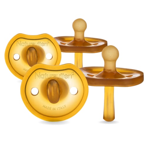 Natural Rubber Butterfly Pacifier - 2 Pack