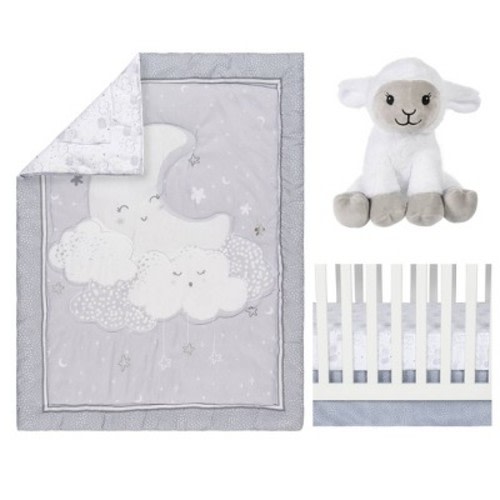 Sammy & Lou Sweet Little Dreamer Crib Bedding Set - 4pc