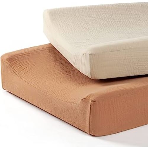 Baby Changing Pad Cover: Muslin Diaper Changing Table Pad Cover - Changing Pad Sheets for Girls Boys