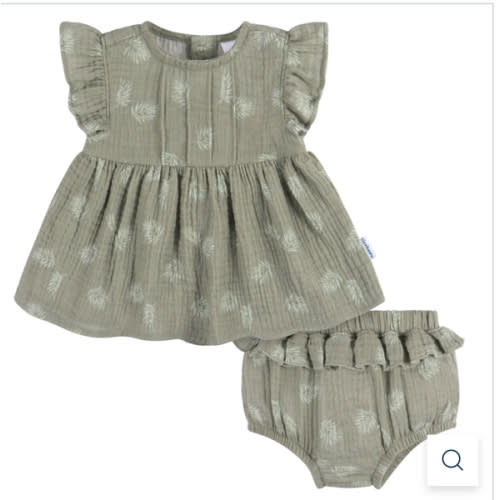 2-Piece Baby Girls Palms Tunic and Diaper Cover Set – Gerber Childrenswear