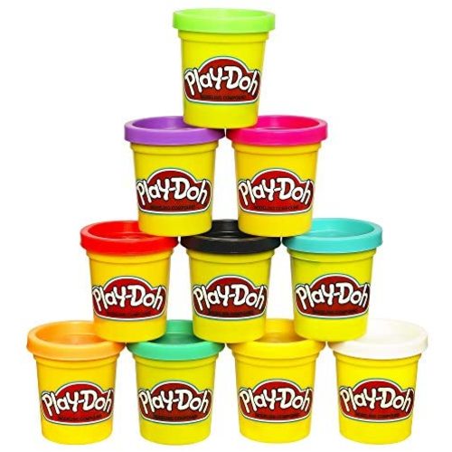 Play-Doh Modeling Compound 10-Pack Case of Colors, Non-Toxic, Assorted, 2 oz. Cans, Ages 2 and up, Multicolor (Amazon Exclusive)