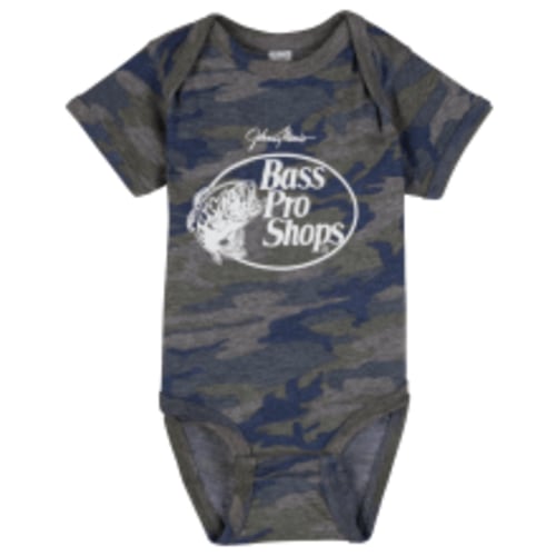 Bass Pro Shops Original Logo Short-Sleeve Bodysuit for Babies