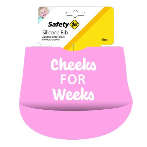 SAFETY FIRST SILICONE BIB