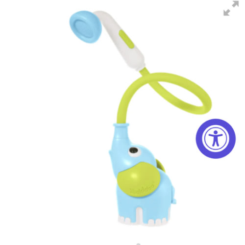 Elephant Baby Bath Shower Head | Yookidoo Newborn Toys in Tub Or Sink