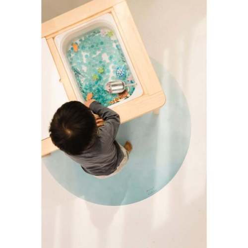 Catch All Mat for Mealtime & Playtime Mess, Ocean - MILLY STONE | Maisonette