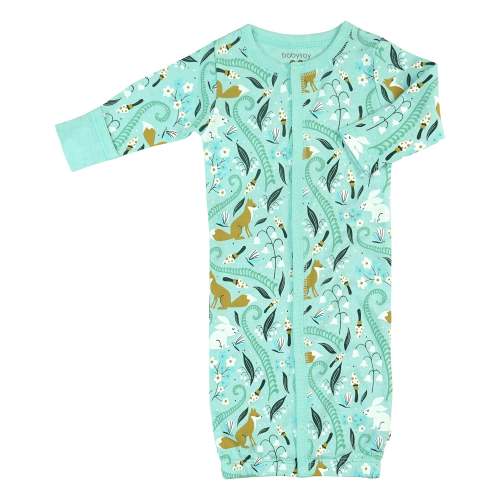 Baby Organic Pattern Snaps Gown/Sleeper Sacks