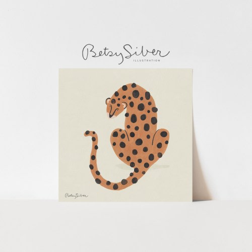 Cheetah Art Print | Kid Room Decor | Nursery Wall Art | Cheetah Wall Art | Cheetah Poster | Leopard Art Print