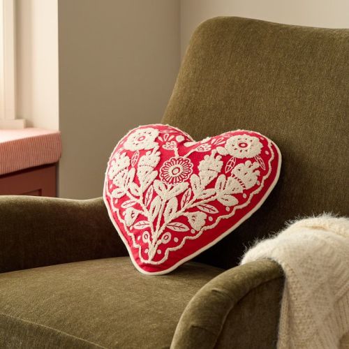 Scandi Heart Pillow