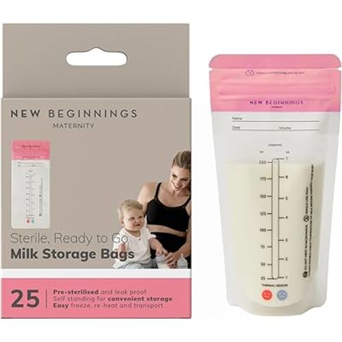New Beginnings Breastmilk Storage Bags (Pack of 25)