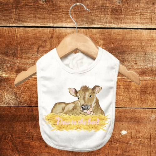 'New to the Herd' Baby Bib