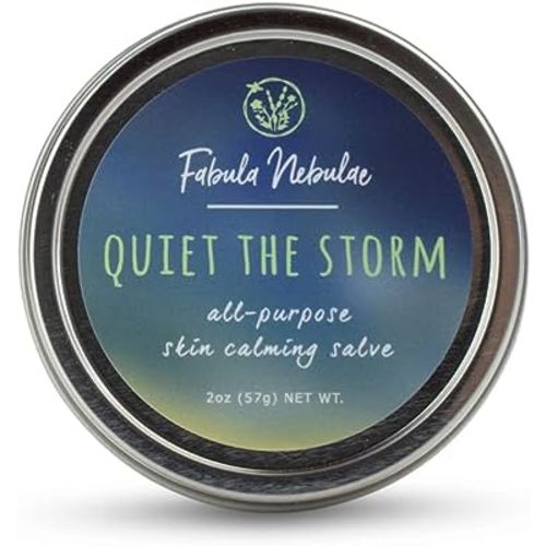 Quiet the Storm Organic Calming Salve and Calendula Ointment, Eczema Cream for Adults and Kids, Natural Hand cream for Sensitive, Dry, or Cracked Skin, Zinc Free Diaper Rash and Skin Repair Salve, 2oz