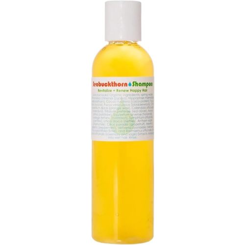 LIVING LIBATIONS - Organic Seabuckthorn Shampoo | Natural, Wildcrafted Clean Beauty (4 fl oz | 120 ml)