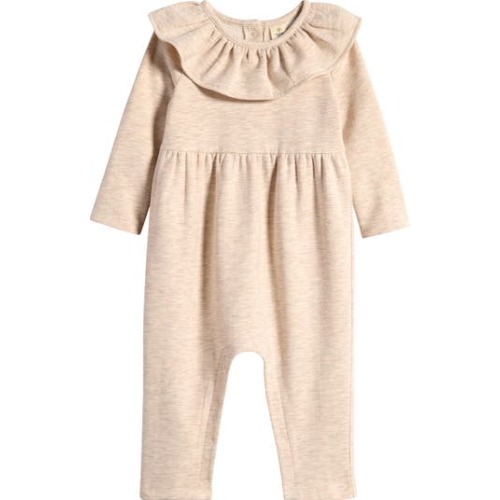 Ruffle Neck Romper