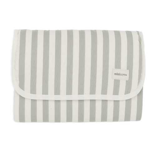 Folded Mist Striped Changer - Minicoton