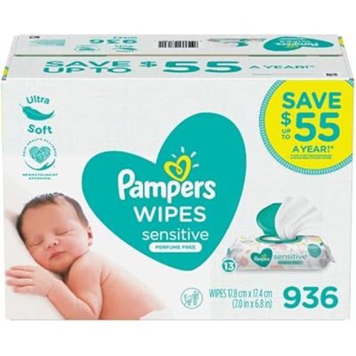 Pampers Sensitive Baby Wipes with13 All Pop-Top Packs (936 ct.)