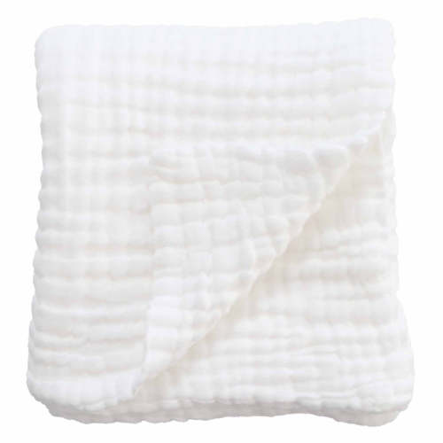 Organic Cotton Gauze Swaddle Blanket | Pearl