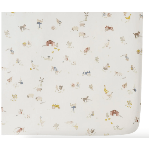 Pehr Crib Sheet | On the Farm