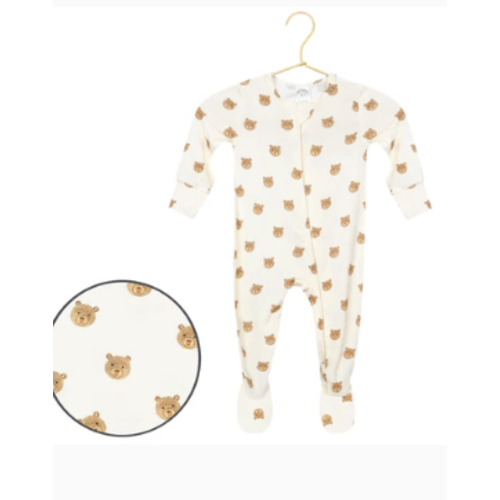 Teddy Zipper Footies