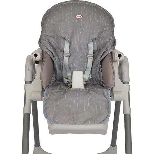 Nuby Baby High Chair Cover - Protects from Spills and Crumbs - Water Resistant for Easy Cleanup - Arrow Print