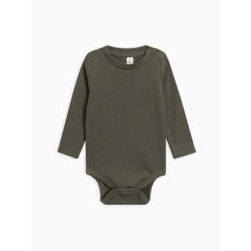 Sammy Ribbed Snap Shoulder Long Sleeve Bodysuit