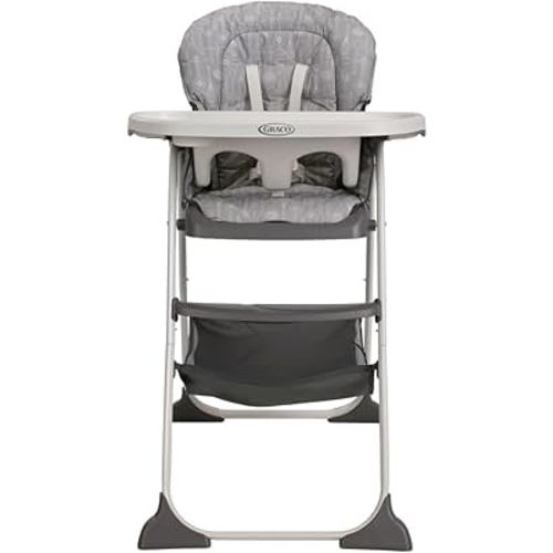 Graco Slim Snacker High Chair, Ultra Compact High Chair, Whisk