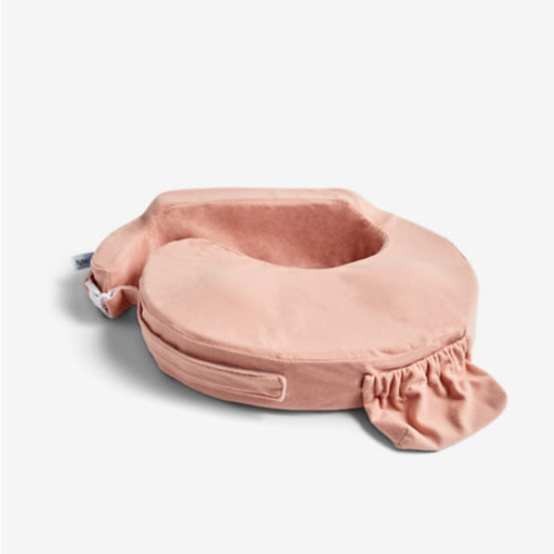 My Brest Friend Nursing Pillow - Deluxe - Enhanced Comfort w/ Slipcover - Ergonomic Breastfeeding Pillow For Ultimate Support For Mom & Baby - Adjustable Pillow W/ Handy Side Pocket, Soft Rose