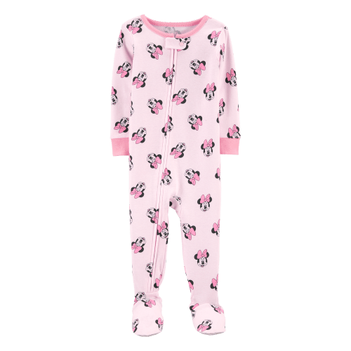 Toddler 1-Piece Minnie Mouse 100% Cotton Footie Pajamas - Carter's | Carter's