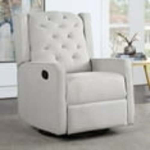 AFG Ava Manual Swivel Glider Recliner, Gray