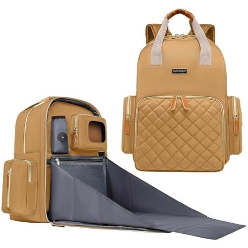 Diaper Bag Backpack with Changing Station, Baby Diaper Bag Organizer for Moms Dads Large Baby Changing Bags