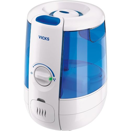 Vicks CoolRelief Cool Mist Humidifier Small to Medium Room Vaporizer for Baby, Kids, Adults, 1.2 Gal