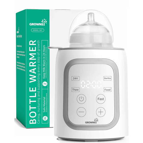BABYMUST Baby Bottle Warmer 8-in-1, Timer, Temperature Control, Defrost, Sterilizer, Food Heater