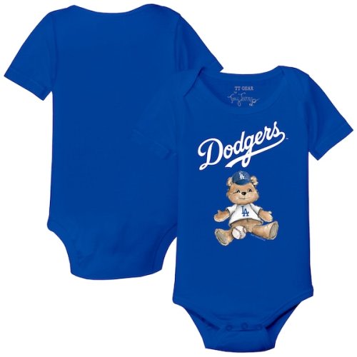 Infant Los Angeles Dodgers Tiny Turnip Royal Teddy Boy Bodysuit