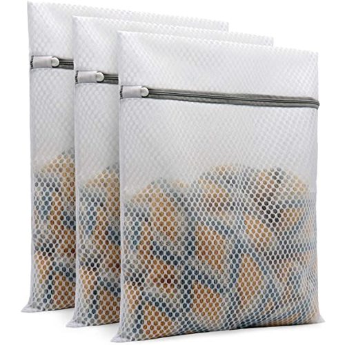 3Pcs Durable Honeycomb Mesh Laundry Bags