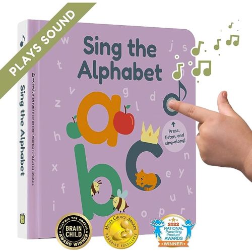 Calis Books ABC Learning for Toddlers | Sound Books for Toddlers 1-3 | Great Book for 1 Year Old | Toddler Learning Toys Ages 2-4 | Speech Therapy Toys - Sing the Alphabet