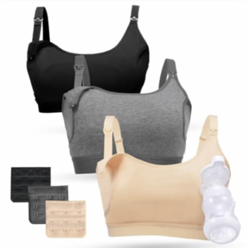 Momcozy Pumping and Nursing Bra for Maternity & Breastfeeding