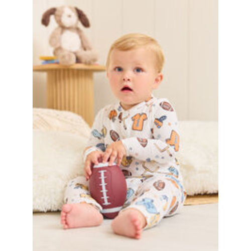 Little Allstar Jumpsuit in Ivory Multi | Tullabee