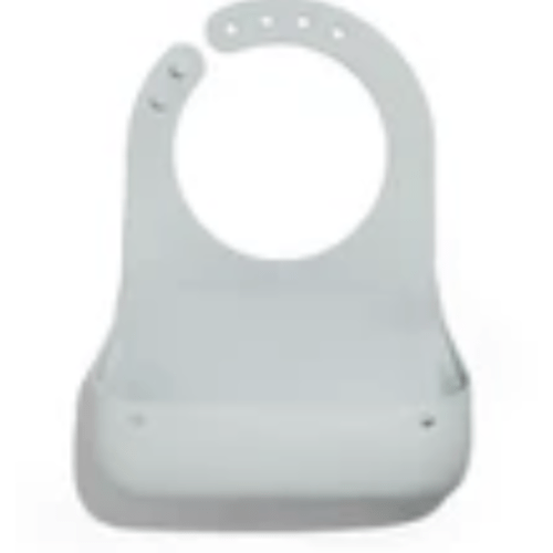 Avanchy | Roll & Go Silicone Bibs: Compact Baby Bibs + Spoon Set