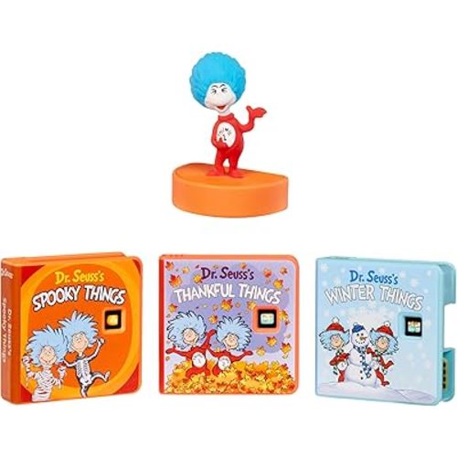 Little Tikes Story Dream Machine Dr. Seuss Thing 1 Collection, Storytime, Books, Audio Play Character, Gift and Toy for Toddlers and Kids Girls Boys Ages 3+ Years