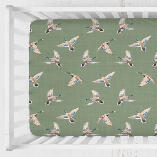 Duck Hunting Crib Sheet
