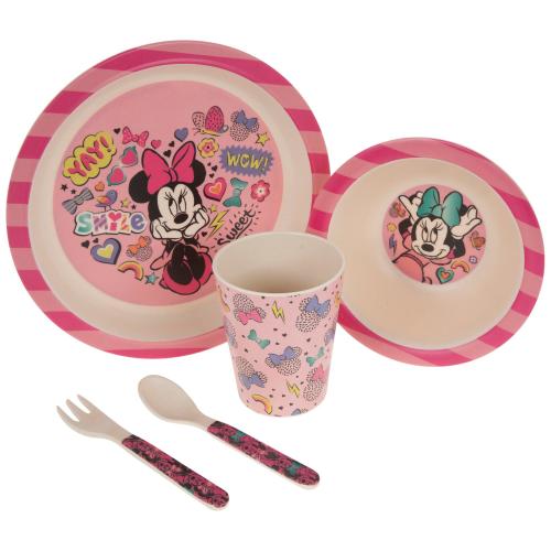 Minnie Mouse Bamboo Tableware