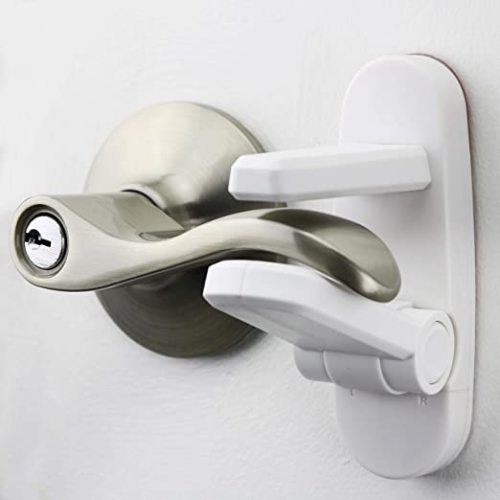 Improved Childproof Door Lever Lock (3 Pack)