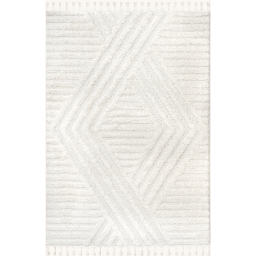 Ellie Traverse Shag Rug | Ivory – Rugs USA