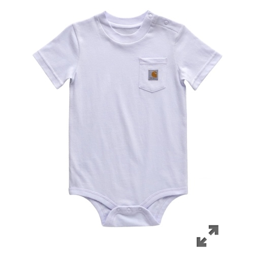 Kids' Short Sleeve Pocket Bodysuit (Baby) | Baby Boy (0-24M) | Carhartt